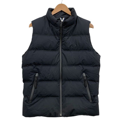 美品◆ラコステ ダウンベスト シームレス ブラック ユニセックス サイズ US S シルエットロゴ LACOSTE 【AFA22】