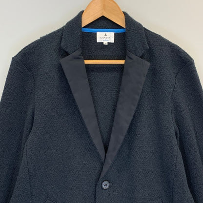 中古◆ランバン オン ブルー ジャケット ポリエステル メンズ ネイビー サイズ 46 LANVIN 【AFB9】