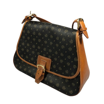 ポリーニ バッグ レザー ベルト レディース ブラウン POLLINI【AFE1】