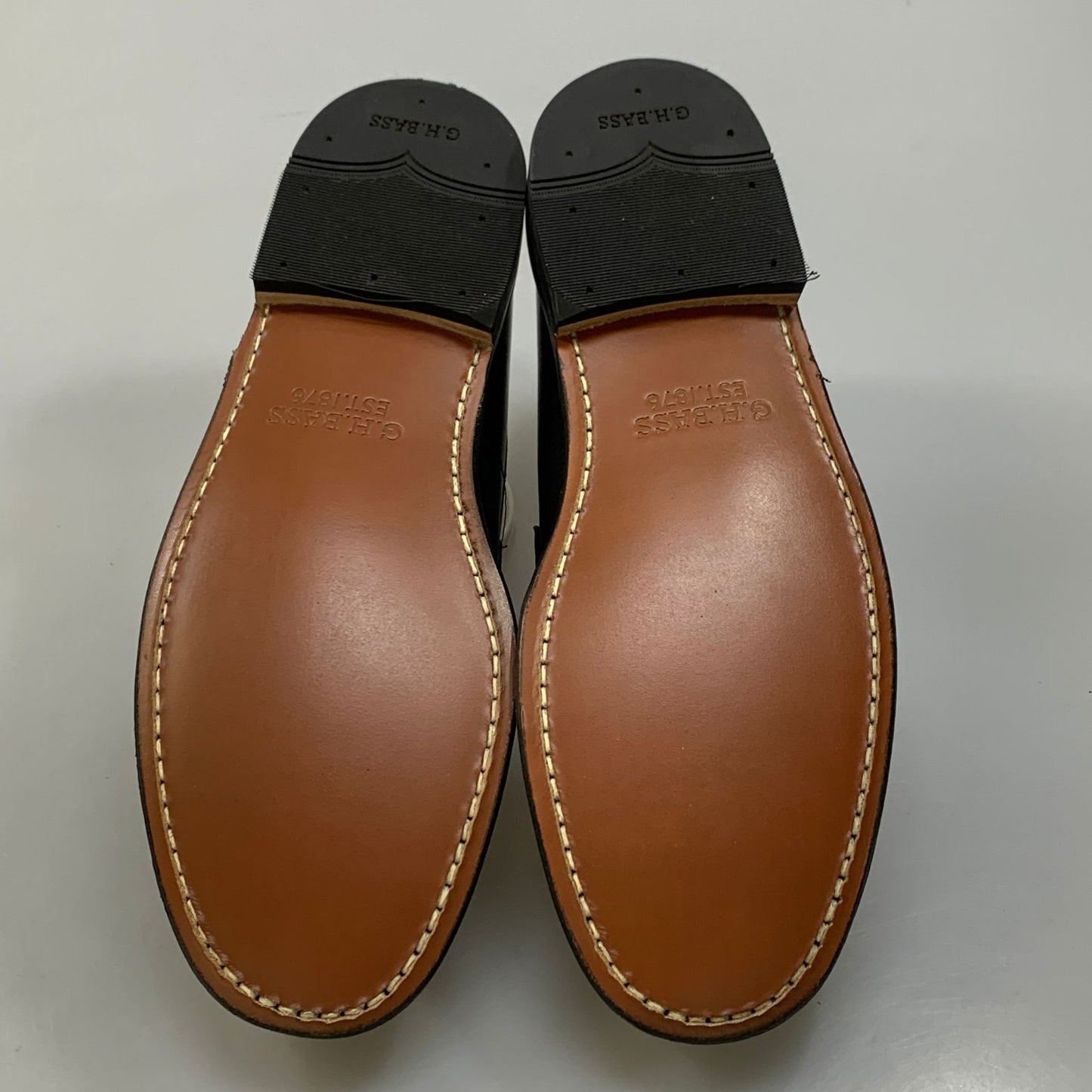 ジーエイチバス タッセルローファー ウィージャンズ ラーソン シボレザー サイズ9 メンズ ブラック G.H.Bass&Co. WEEJUNS LARSON 約27.0cm【AFD14】