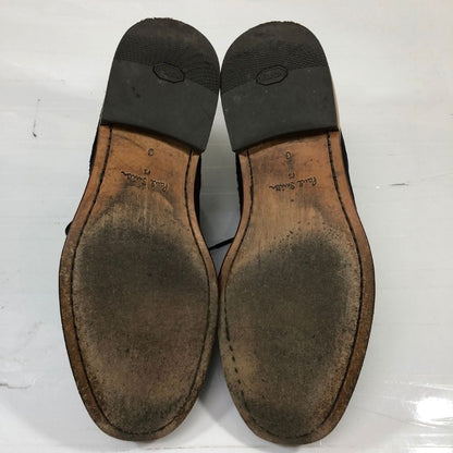 ポールスミス チャッカブーツ スエード プレーントゥ ダークネイビー メンズ UK6 Paul smith 約24.5cm【AFD9-2】