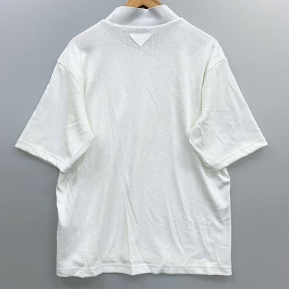 極美品◆ユナイテッドアローズ ゴルフ シャツ ホワイト モックネック メンズ サイズL UNITED ARROWS GOLF 【AFB45】