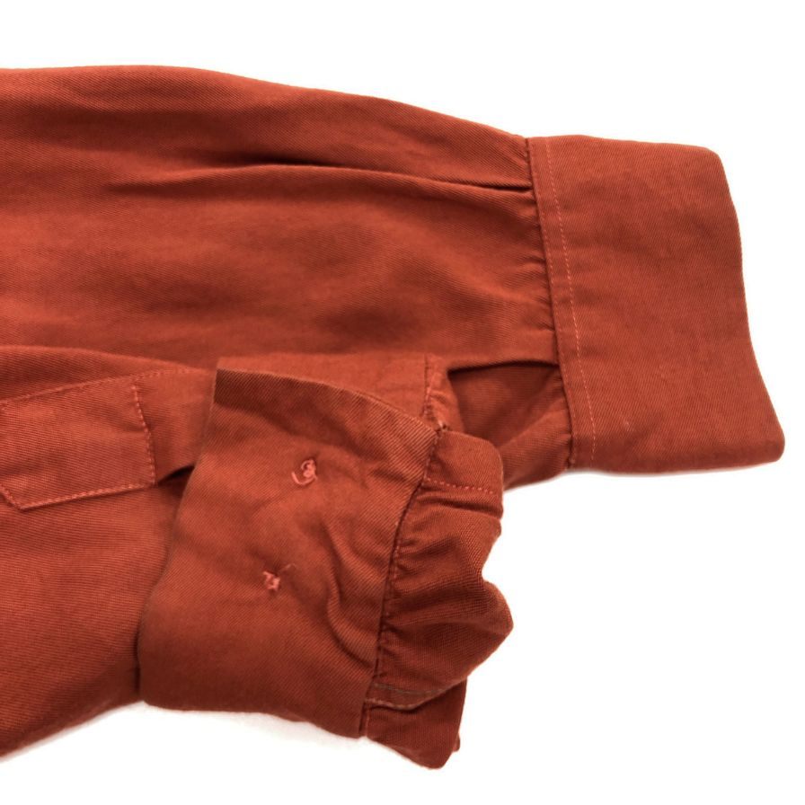 中古◆ピルグリム 50-60S ロングスリーブシャツ ブラウン系 メンズ サイズ14.5 Pilgrim 【AFB5】