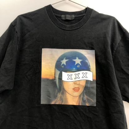 中古◆ゴッドセレクション トリプルエックス Tシャツ プリントデザイン ブラック メンズ サイズ表記無し GOD SELECTION XXX 【AFB39】