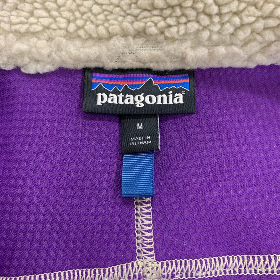 極美品◆パタゴニア フリース ベスト クラシック レトロX 23048FA20 メンズ サイズM ホワイト系 patagonia 【AFB14】