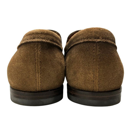 サントーニ ローファー 18000 スエード  ブラウン サイズUK6.5 メンズ SANTONI 約25.0cm【AFC40】