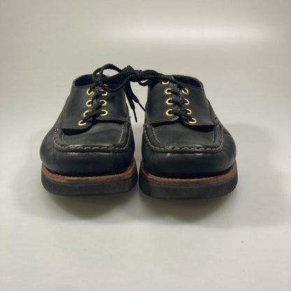 ラッセルモカシン デッキシューズ フィッシングオックスフォード カーフ メンズ ブラック サイズ7E  RUSSELL MOCCASIN 約25.0cm【AFC15】