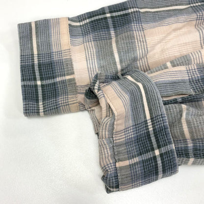 美品◆ポロラルフローレン 2フラップポケットシャツ 90年代 オールド チェック メンズ サイズXL Polo Ralph Lauren 【AFB39】