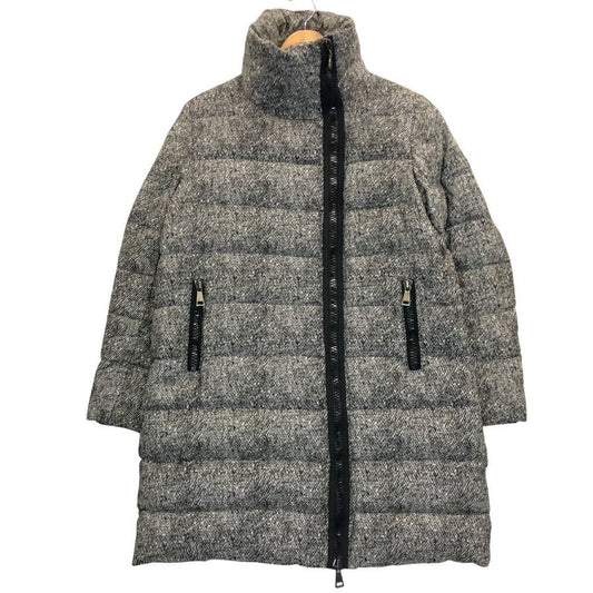 美品◆モンクレール ダウンコート ジェルボワーズ グレー系 レディース サイズ4 MONCLER GERBOISE 【AFA9】
