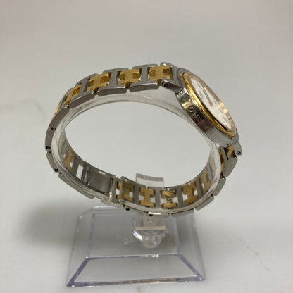 エルメス 491247 クリッパー   腕時計 白文字盤 不動 クオーツ hermes【AFI11】【中古】