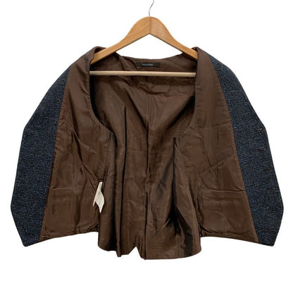 極美品◆タリアトーレ ジレ メランジ ネイビーブラウン系 サイズ50 TAGLIATORE 【AFB6】