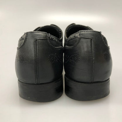 ユニオンインペリアル レザーシューズ プレミアム セミブローグ パンチドキャップトゥ U1541 カーフ メンズ ブラック サイズ8.5 UNIONIMPERIAL 約27.0cm【AFC6】