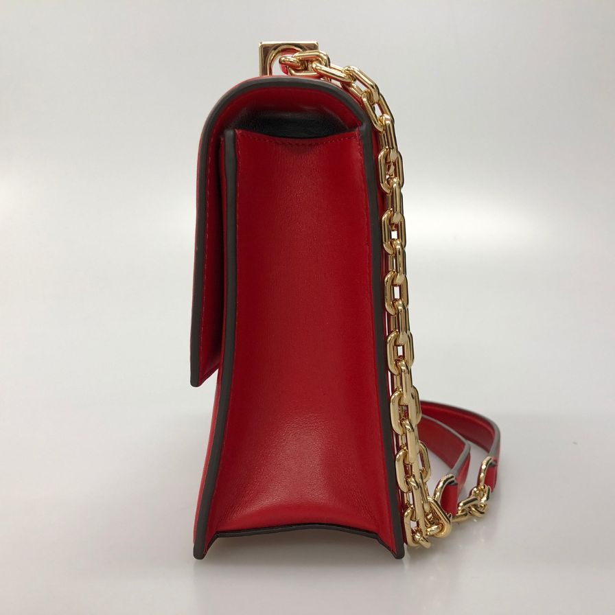 ケイトスペード ハンドバッグ デコ ペブルレザー アンド スエード チェーン ショルダー ピンク Kate spade【AFE2】