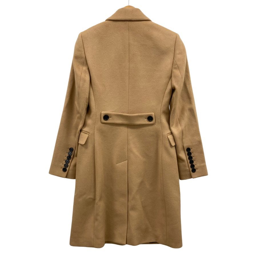 美品◆バーバリー ロンドン イングランド チェスターコート カシミヤ混 レディース サイズ36 ベージュ BURBERRY LONDON ENGLAND 【AFA21】