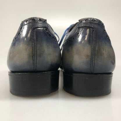 ガジアーノ&ガーリング ワーウィック セミブローグ ブルー UK7E イングランド製 GAZIANO&GIRLING 約25.5cm【AFD13】