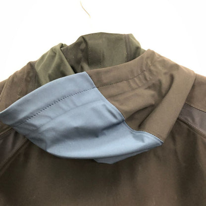 美品◆ラルディーニ×ヨースケアイザワ マウンテンパーカー JTJ18 ナイロン ブラック×ネイビー メンズ サイズXS LARDINI×YOSUKE AIZAWA 【AFA15】