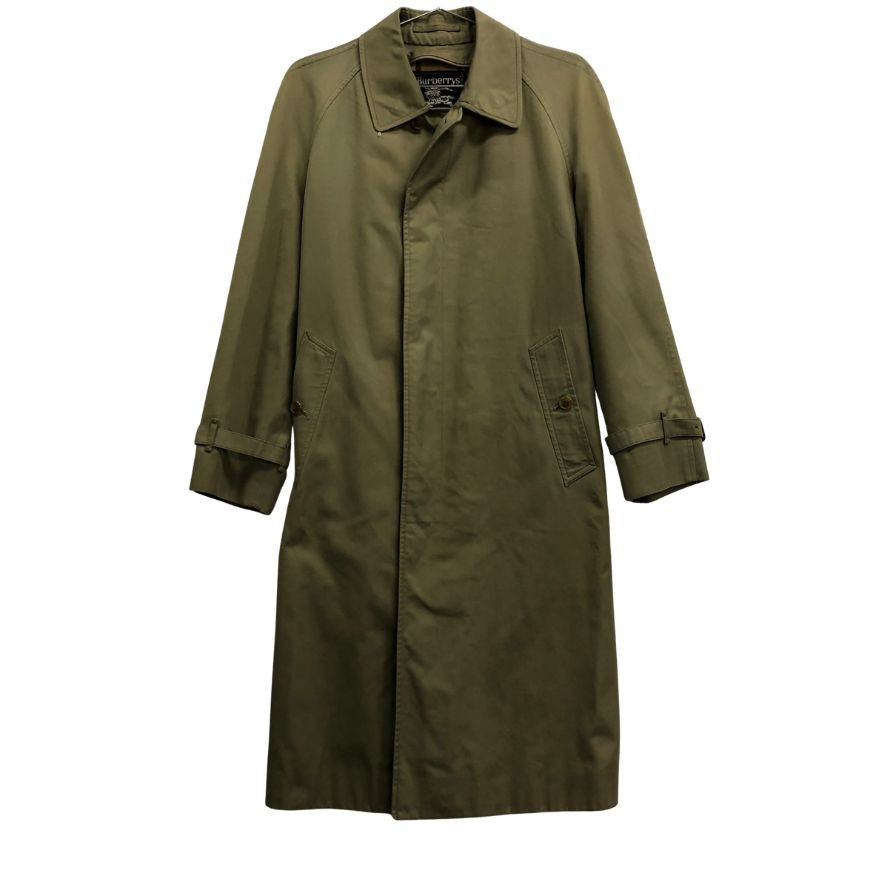 中古◆バーバリー ベルテッドコート 90S 旧タグ カーキ メンズ サイズ170 Burberry 【AFF19】