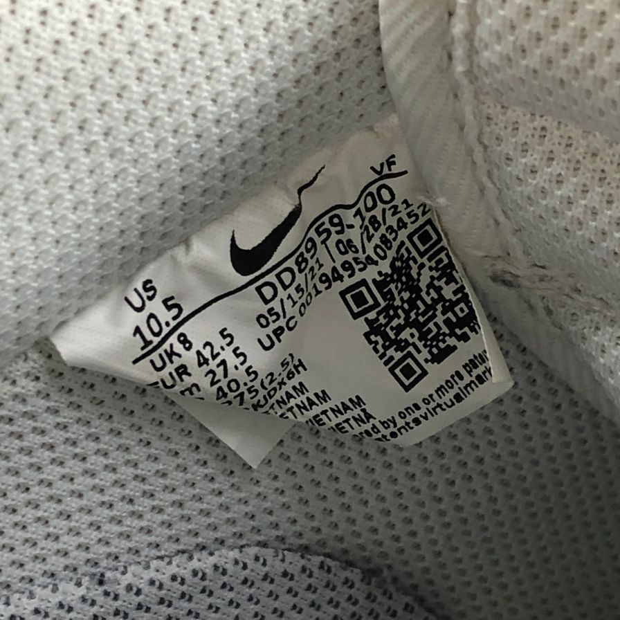 ナイキ AIR FORCE 1 '07 DD8959-001 メンズ サイズ27.5cm ホワイト NIKE 約27.5cm【AFC41】