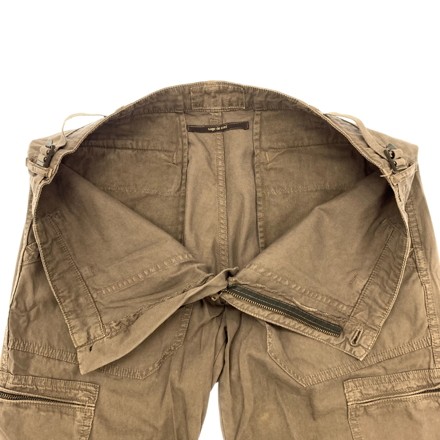 Good condition◆SAGE DE CRET cargo pants men's size L brown 8255-190 SAGE DE CRET [AFB5] 