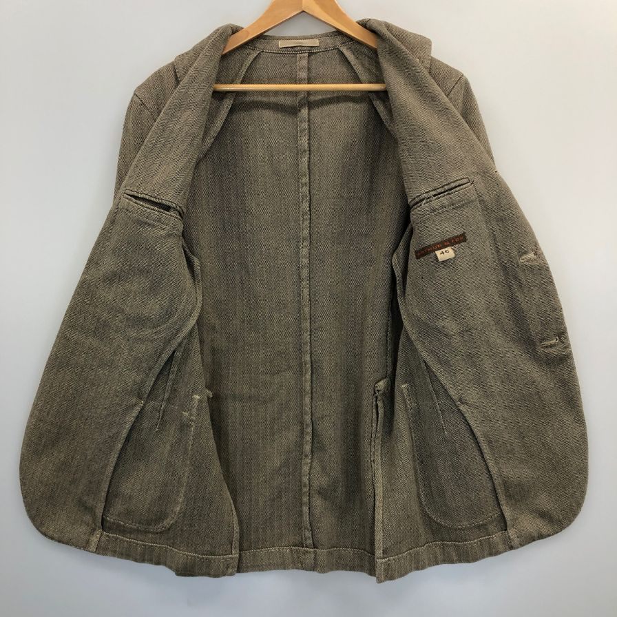 美品◆アーサー&フォックス テーラードジャケット 3B ベージュ メンズ サイズ46 ARTHUR & FOX 【AFB11】