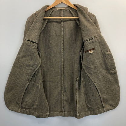 美品◆アーサー&フォックス テーラードジャケット 3B ベージュ メンズ サイズ46 ARTHUR & FOX 【AFB11】