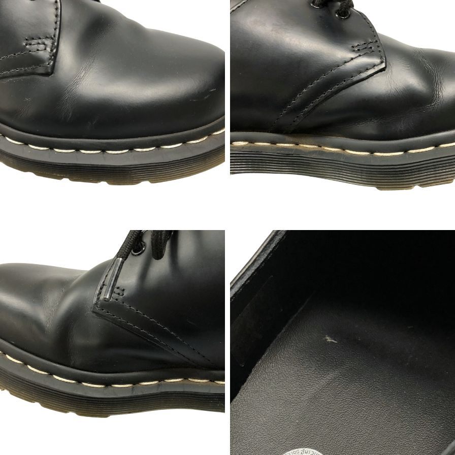 ドクターマーチン レースアップシューズ 1461 3ホール ホワイトステッチ ブラック レディース サイズUK5 Dr.Martens 約24.0cm【AFD13】