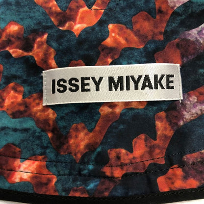 イッセイミヤケ 総柄 パンツ IM82FF522 マルチカラー サイズ3 レディース ISSEY MIYAKE 【AFB44】