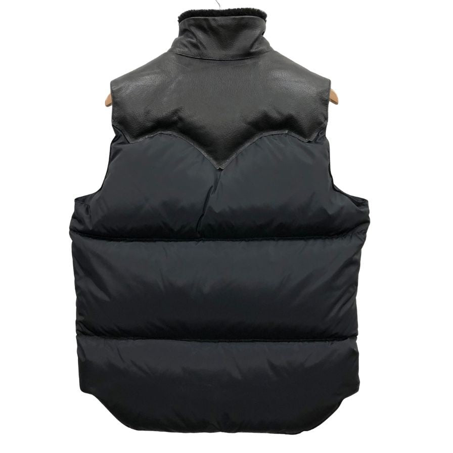 美品◆ロッキーマウンテン フェザーベッド ビームス別注 ダウンベスト CHRISTY VEST ブラック メンズ サイズ40 Rocky Mountain FeatherBed BEAMS 【AFA7】