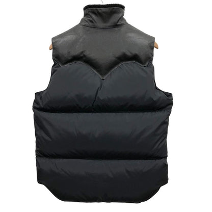 美品◆ロッキーマウンテン フェザーベッド ビームス別注 ダウンベスト CHRISTY VEST ブラック メンズ サイズ40 Rocky Mountain FeatherBed BEAMS 【AFA7】
