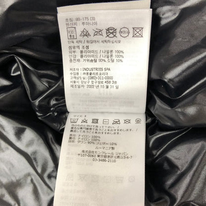 新品同様◆モンクレール モンクラ ダウンジャケット サイズ3 ブラック MONCLER MONTCLA 【AFA12】