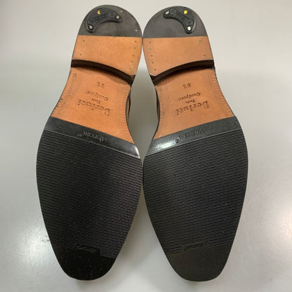 ベルルッティ カーフレザー シングルモンクストラップ ビジネスシューズ メンズ サイズ6.5 ブラウン Berluti 約25.0cm【AFD3】