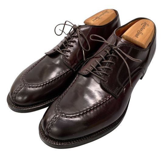 オールデン レザーシューズ Uチップ 54038 コードバン サイズ8.5 バーガンディ ALDEN ビジネスシューズ 約26.5cm【LA】【中古】