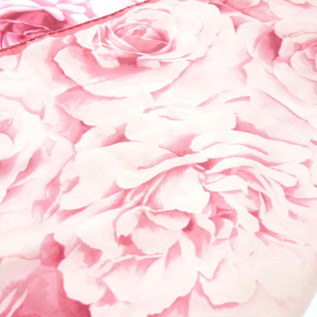中古◆マックスマーラ トップス スカーフ 花柄 セット レディース サイズ36 ピンク MaxMara【AFB53】