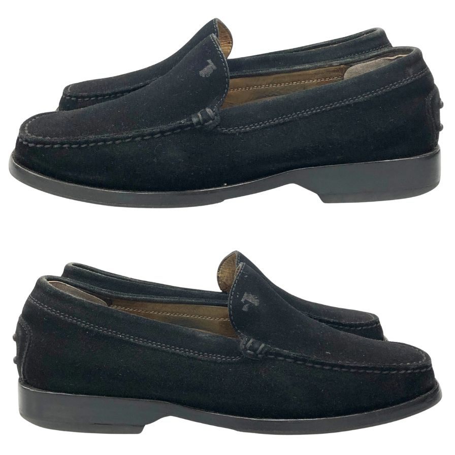 トッズ ローファー スエード ブラック サイズ6 メンズ TODS 約
