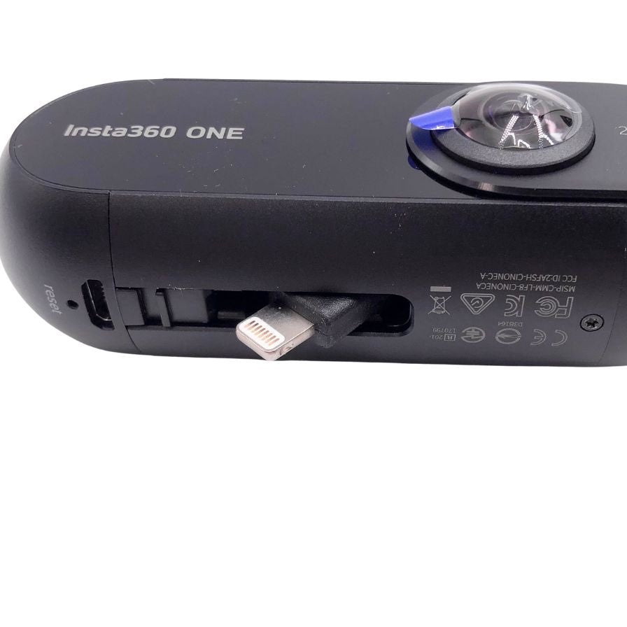 インスタ360 ウェアラブルカメラ 360度 全天球 VR アクションカメラ 2018年製 ブラック ユニセックス INSTA360 ONE【AFI21】【中古】