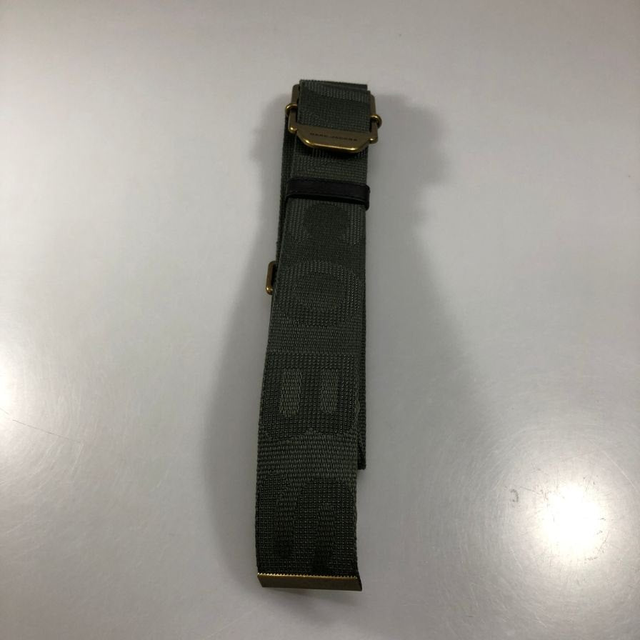 マークジェイコブス ショルダーストラップ ロゴ キャンバス×レザー MARC JACOBS【AFB52】【中古】