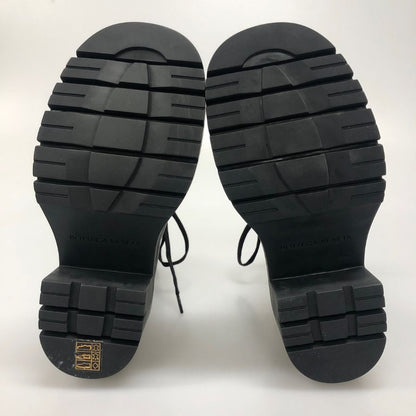 ボッテガヴェネタ ブーツ LUG ANKLE ブラック サイズ36 レディース BOTTEGA VENETA 約22.5cm【AFD9-2】