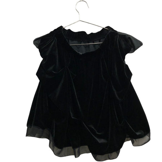ベロア ノワールバイフォクシー ニューヨーク ベロア スカート レディース ブラック サイズ38 VELOUR NOIR by FOXEY NEWYORK【AFB37】
