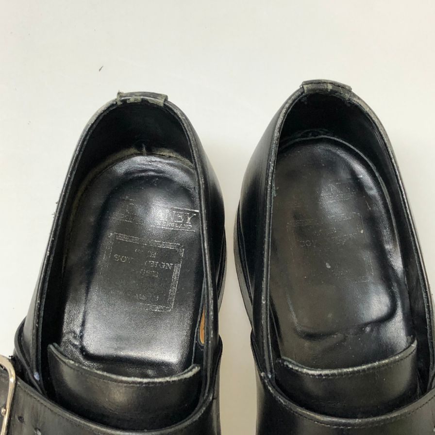 ジョセフチーニー シングルモンク レザーシューズ ブラック メンズ サイズ6 JOSEPH CHEANEY 約25.0cm【PTM5】