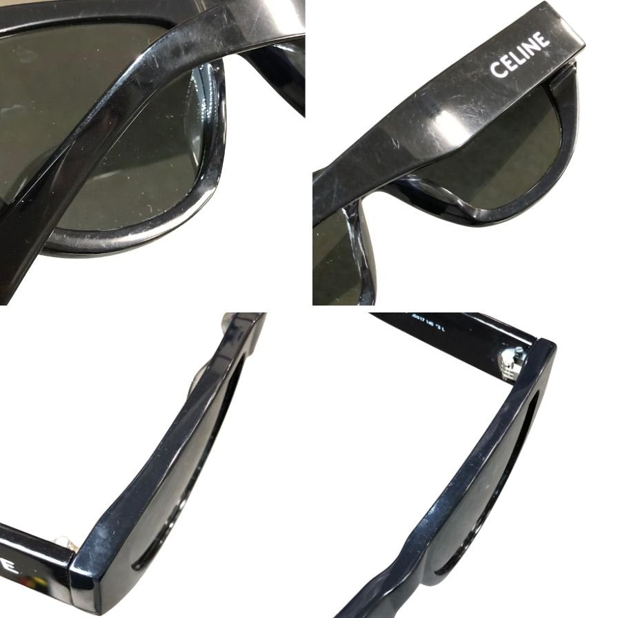 セリーヌ サングラス モノクローム フレームロゴ CL40278U 01A 55□17 140 ユニセックス ブラック CELINE【AFI11】