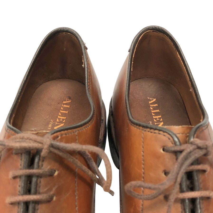 アレンエドモンズ レザーシューズ ストレートチップ 5610 パークアベニュー カーフ サイズ6.5E ダークチリ Allen Edmonds ビジネスシューズ 約25.0cm【LA】【中古】