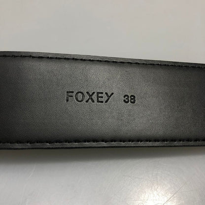 フォクシー ベルト レディース ブラック サイズ38 FOXEY【AFI10】