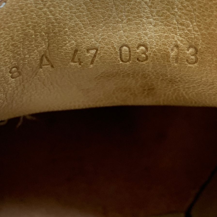 パラブーツ アヴィニョン  Uチップ メンズ サイズ 8 47 03 13 ブラウン Paraboot 約26.5cm【AFC44-2】