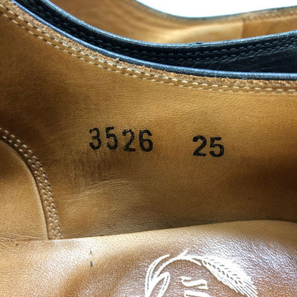 スコッチグレイン レザーシューズ アシュランス ストレートチップ 3526 ブラック メンズ サイズ25EEE SCOTCH GRAIN 約25.0cm【AFD4】