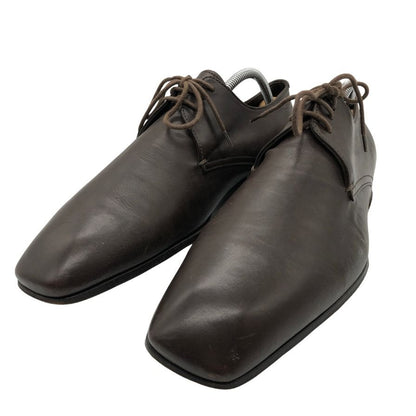 プラダ ダービーシューズ ダークブラウン サイズ5 PRADA 約25.0cm【AFC47】