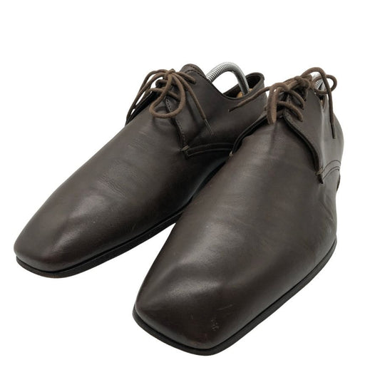 プラダ ダービーシューズ ダークブラウン サイズ5 PRADA 約25.0cm【AFC47】