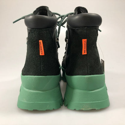 メレル ブーツ トレッキングブーツ Bristol MID レディース サイズ24.5 ブラック グリーン系 MERRELL 約24.5cm【AFD5】