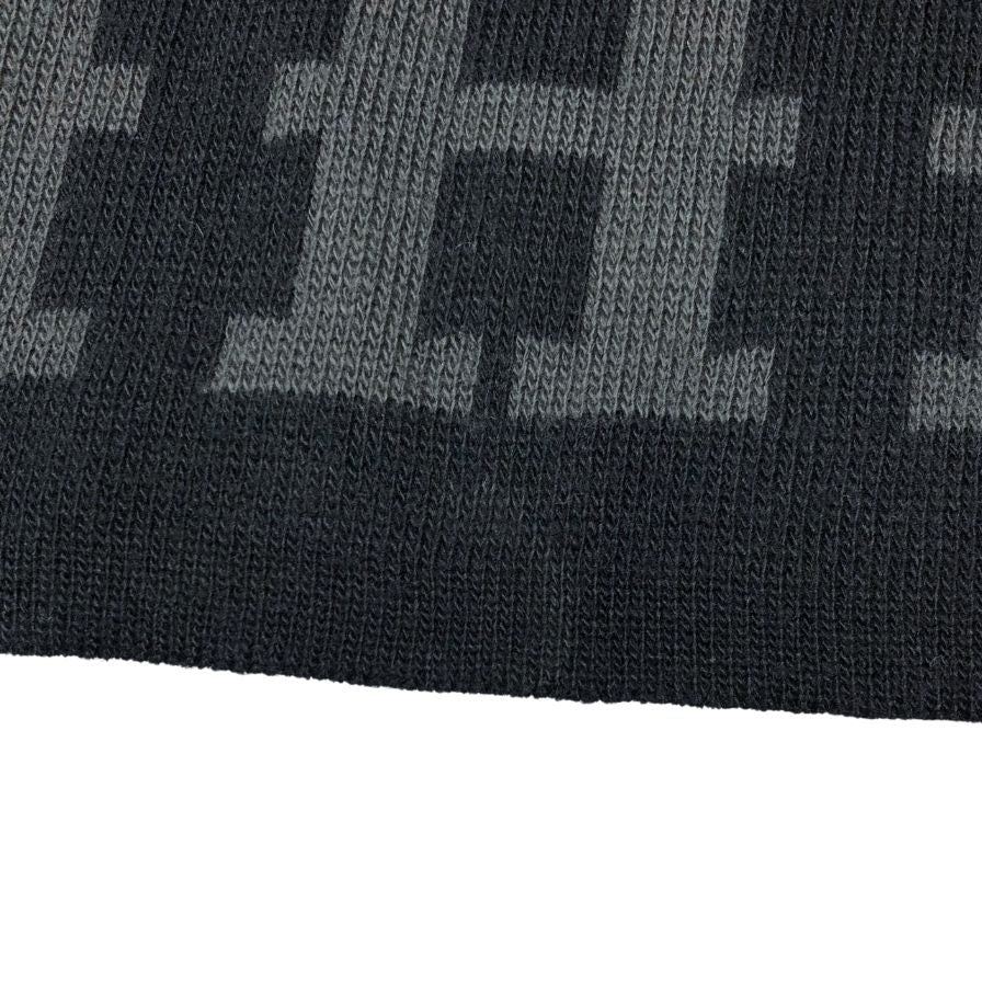 HERMES ウールマフラー 黒　ロゴ エルメス HERMES エルメス Hロゴ カシミヤ マフラー - 質屋通り