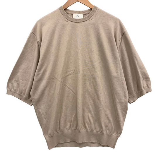 中古◆ヘリル ポケット カットソー コットン リブ ユニセックス サイズ2 ベージュ HERILL 【AFB36】