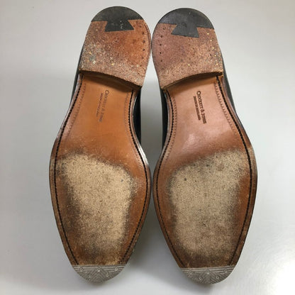クロケット＆ジョーンズ バルモラル ブーツ カーフ ブラック UK5.5E Crockett&Jones 約24.0cm【AFC1】